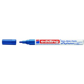 EDDING Lackmarker 751 Rundspitze 1-2 mm blau