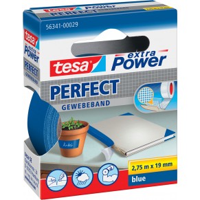 TESA Gewebeband 56341 Extra Power Perfect 1,9 cm x 2,75 m blau