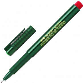 FABER-CASTELL Fineliner 151121 Finepen 0,4 mm rot