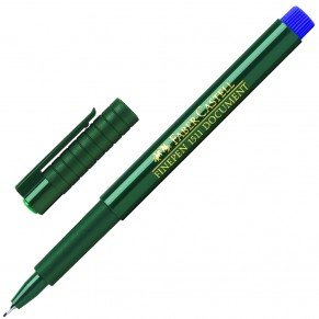 FABER-CASTELL Fineliner 151121 Finepen 0,4 mm blau