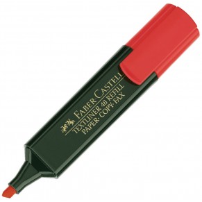 FABER-CASTELL Textmarker 48 Refill rot