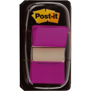 POST-IT® Index I680-8 50 Haftstreifen im Spender 25,4 x 43,2 mm lila