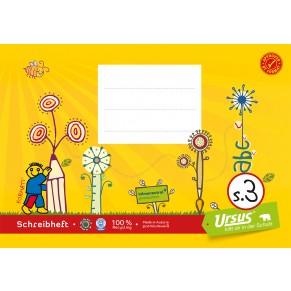 URSUS FORMATI Schreibheft S.3 A5 quer 20 Blatt liniert