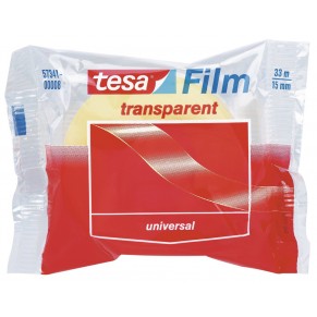 TESA Klebefilm 57341 15 mm x 33 m transparent