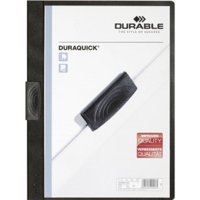 DURABLE Duraquick Klemmmappe A4 schwarz