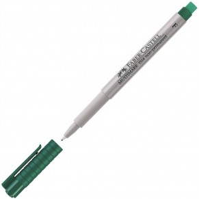 FABER-CASTELL Multimark Folienstift wasserlöslich 0,6 mm grün