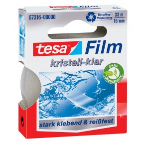 TESA Klebefilm 57316 15 mm x 33 m kristall-klar