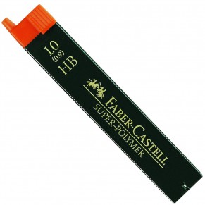 FABER-CASTELL Feinminen 1209 Super Polymer 1 mm HB schwarz