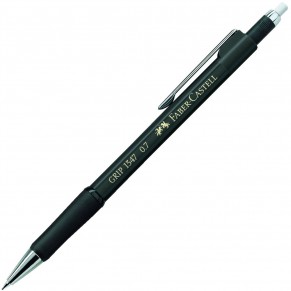 FABER-CASTELL Druckbleistift 1347 Grip B 0,7 mm  schwarz