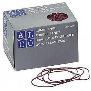 ALCO Gummiringe Ø 85 mm 500 g rot