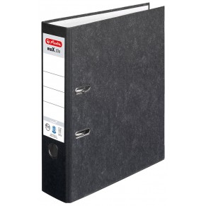 HERLITZ Ordner maX.file nature A4 7,5 cm schwarz