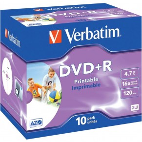 VARBATIM DVD 10 Stück im Jewel Case