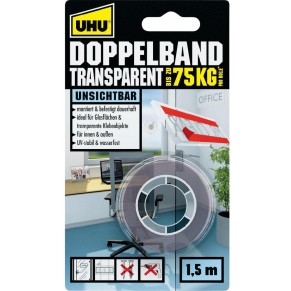 UHU Klebeband 45375 doppelseitig klebend transparent