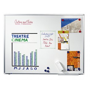 LEGAMASTER Whiteboard Premium Plus 90x60 cm weiß