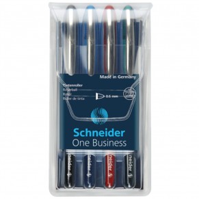 SCHNEIDER Tintenroller One Business 4er-Etui