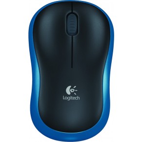 LOGITECH Maus M185 kabellos blau