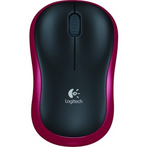 LOGITECH Maus M185 kabellos rot