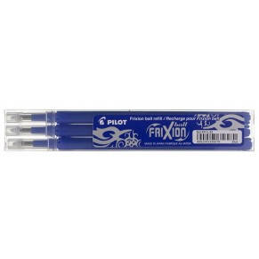 PILOT Minen 2261 Frixion 3 Stück 0,4 mm blau