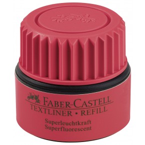 FABER-CASTELL Nachfüllung für Textmarker 30 ml rot