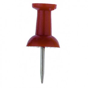 ALCO Pinnnadel 40 Stück 12 mm rot