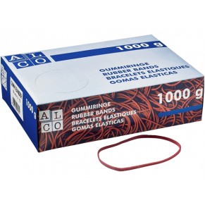 ALCO Gummibänder 762 4 x 150 mm 1 kg rot