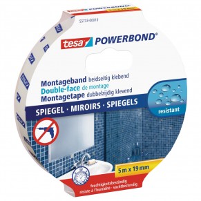 TESA Montageband Powerbond 55733 Spiegel 19 mm x 5 m