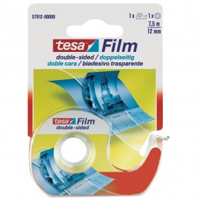 TESA Klebeband im Abroller 57912 doppelseitig 12 mm x 7,5 m