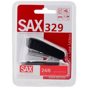 SAX Mini-Hefter 329 für 20 Blatt schwarz