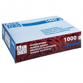 ALCO Gummiband 760 130 x 4 mm 1 kg rot