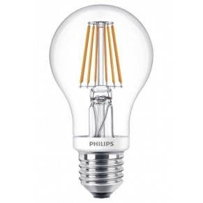 PHILIPS LED-Glühbirne Classic LEDbulb Filament 8-60 W E27 A60 dimmbar