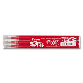 PILOT Tintenrollerminen 2261F Frixion 3 Stück 0,4 mm rot