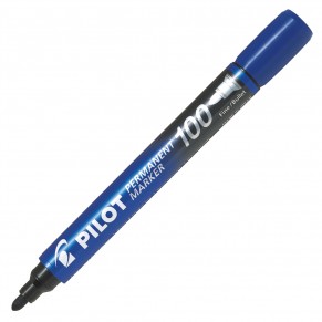 PILOT Permanentmarker 4010 SCA-100 1 mm Rundspitze blau