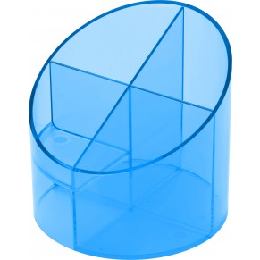 HELIT Multiköcher 4 Fächer blau/transparent
