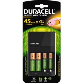 DURACELL Ladegerät CEF14 f. 2xAA & 2xAAA