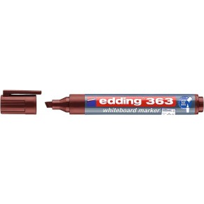 EDDING Whiteboardmarker 363 mit Keilspitze 1-5 mm braun