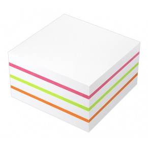 INFO NOTES Haftnotizwürfel Sticky Notes 5654-68 450 Blatt 75x75mm mehrfarbig