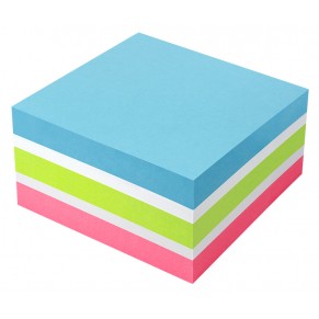 INFO NOTES Haftnotizwürfel Sticky Notes 5654-73 400 Blatt 75x75mm mehrfarbig