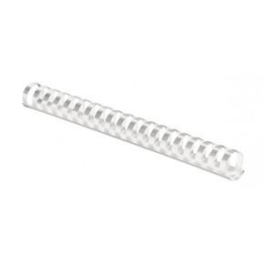 FELLOWES Plastikbinderücken DIN A4 50 Stück 21 Ringe 28 mm weiß