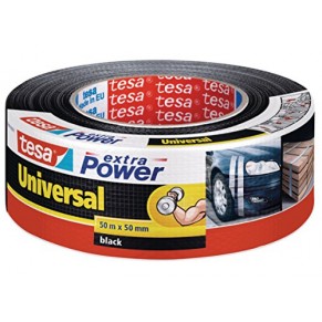 TESA Gewebeband extra Power® Universal 48mm x 50m schwarz