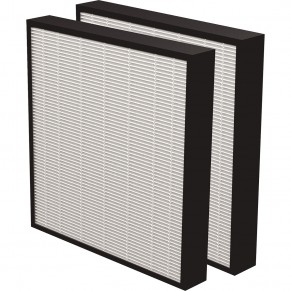 FELLOWES True HEPA-Filter AeraMAX 2 Stück für AeraMAX Pro III und AeraMAX Pro IV schwarz