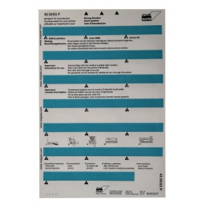 MAPPEI Selbstklebeprintreiter 455003P 100 Stück 55 x 10 mm blau