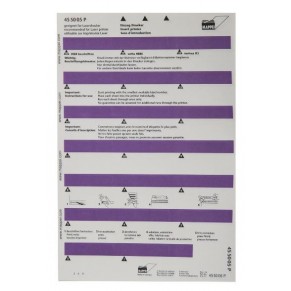 MAPPEI Selbstklebeprintreiter 455005P 100 Stück 55 x 10 mm violett