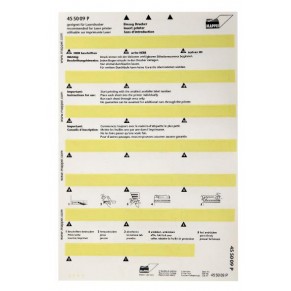 MAPPEI Selbstklebeprintreiter 455009P 100 Stück 55 x 10 mm hellgelb