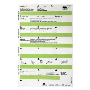 MAPPEI Selbstklebeprintreiter 455011P 100 Stück 55 x 10 mm hellgrün