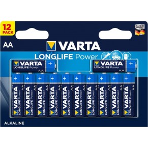 VARTA Batterie Longlife Power 12 Stück Typ AA im Blister