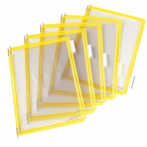 TARIFOLD Sichttafel 10 Stück DIN A4 gelb