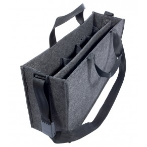 SIGEL Desk Sharing Bag BA411 Größe L dunkelgrau