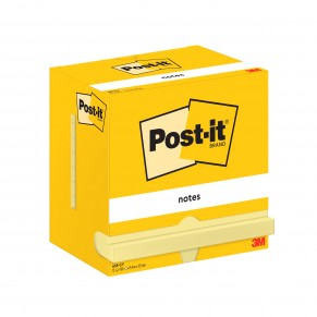 POST-IT Haftnotizen 655CY 12 Blöcke à 100 Blatt 127 x 76 mm gelb