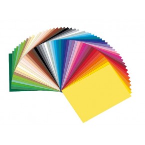 FOLIA Tonzeichenpapier DIN A4 500 Bögen 130 g/m² 25 Farben