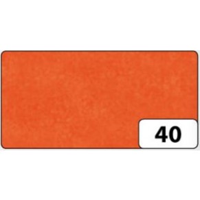 FOLIA Blumenseide 90040 26 Bögen 20 g/m² 50 x 70 cm orange